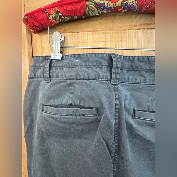 Loft Marisa Gray Stonewashed Style Cotton Blend Trousers Size 4 - Picture 7 of 11